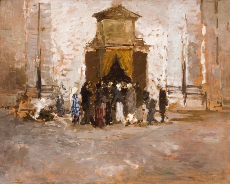 Ultima messa - Galleria d’Arte Moderna Ricci Oddi, Piacenza
